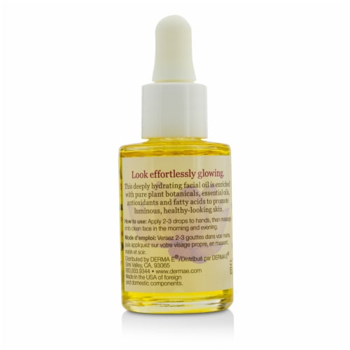 Derma-E Essentials Illuminating Rosehip & Cranberry Face Oil Perspective: top