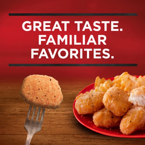 Banquet Chicken Nuggets & Fries Perspective: top