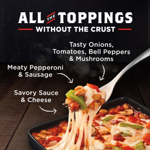Banquet® MEGA Crustless Supreme Pizza Perspective: top