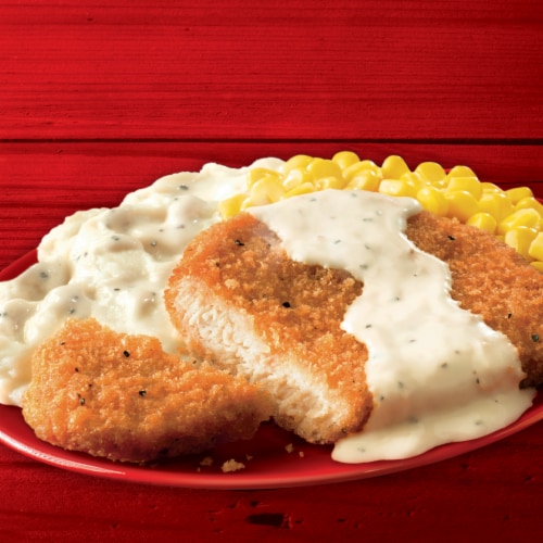 Banquet Chicken Fried Chicken Frozen Meal Perspective: top