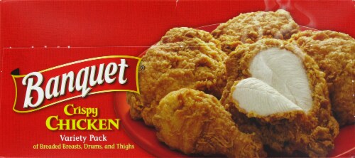 Banquet Crispy Fried Chicken Perspective: top