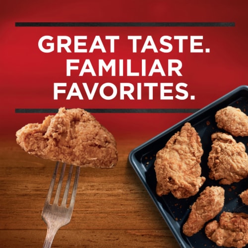 Banquet Hot And Spicy Bone In Chicken Wings Frozen Meat Perspective: top