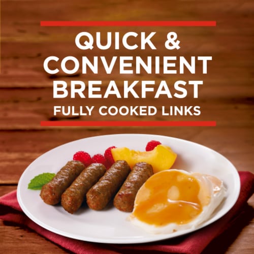 Banquet Brown 'n Serve Turkey Sausage Frozen Meat Perspective: top