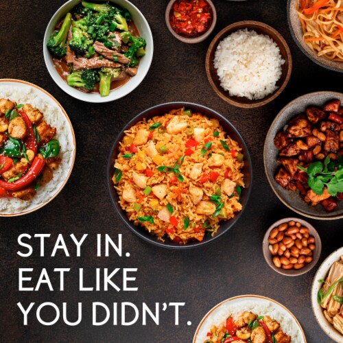 P.F. Chang's Home Menu Beef & Broccoli Skillet Frozen Meal Perspective: top