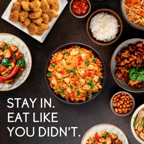 P.F. Chang's Home Menu Honey Chicken Skillet Meal Frozen Meal Perspective: top