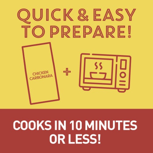 Bertolli Chicken Carbonara Frozen Meal Perspective: top