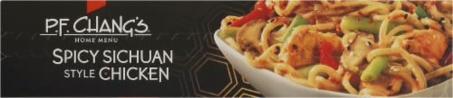 P.F. Chang's Home Menu Spicy Sichuan Style Chicken Frozen Meal Perspective: top