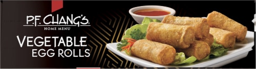 P.F. Chang's Home Menu Vegetable Mini Egg Rolls Frozen Meal Perspective: top