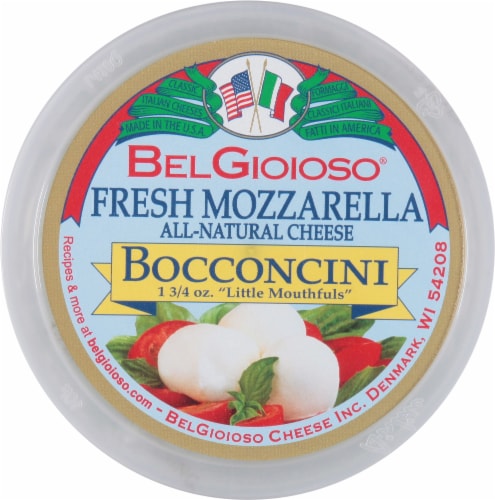 Bel Gioioso® Fresh Bocconcini Mozzarella Cheese Perspective: top