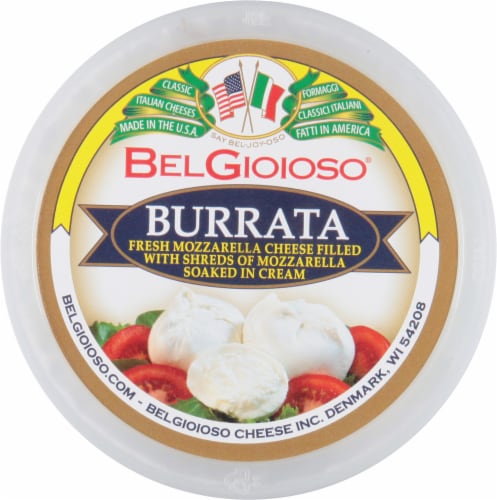 BelGioioso® Burrata Mini Mozzarella Cheese Balls Perspective: top