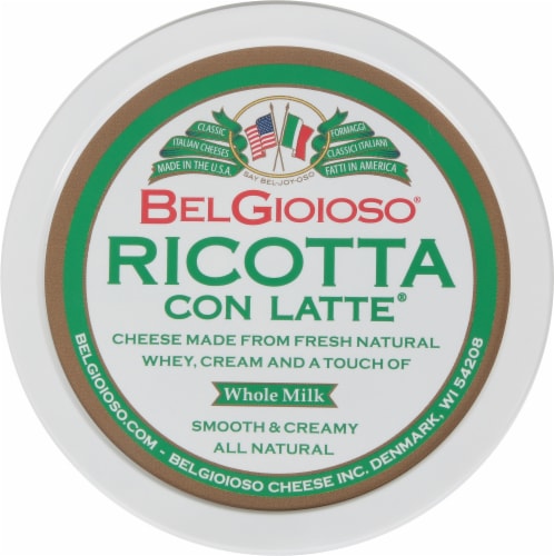 BelGioioso® Ricotta Con Latte® Whole Milk Cheese Perspective: top