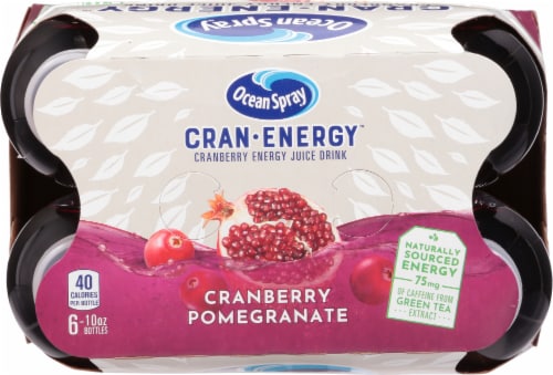 Ocean Spray® Cran-Energy Pomegranate Cranberry Energy™ Juice Drink Perspective: top