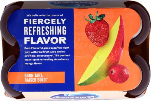 Ocean Spray® Zero Sugar Strawberry Mango Juice Perspective: top