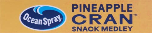 Ocean Spray® Pineapple Cran™ Sweetened Dried Cranberry & Pineapples Snack Medley Perspective: top