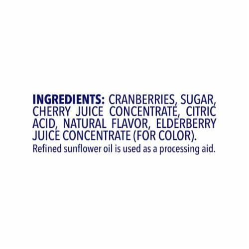 OCEAN SPRAY Craisins Cherry Flavored Dried Cranberries 1.16 oz 200/Pack (307-00077) Perspective: top