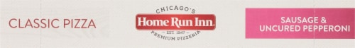 Home Run Inn® Classic Sausage & Uncured Pepperoni Frozen Pizza Perspective: top