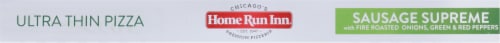 Home Run Inn Ultra Thin Sausage Surpreme Pizza Perspective: top