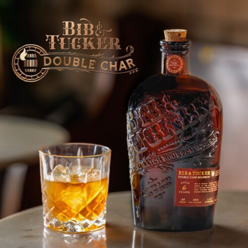 Bib & Tucker Aged 6 Years Double Char Small Batch Tennessee Bourbon Whiskey Perspective: top