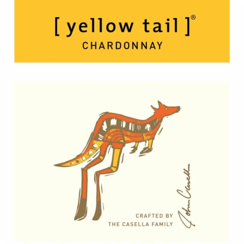 Yellow Tail Chardonnay Australia White Wine Perspective: top
