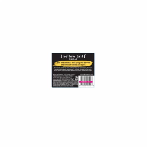 Yellow Tail Shiraz Australia Red Wine Perspective: top