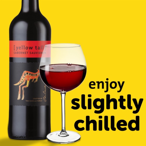Yellow Tail Cabernet Sauvignon Australia Red Wine Perspective: top