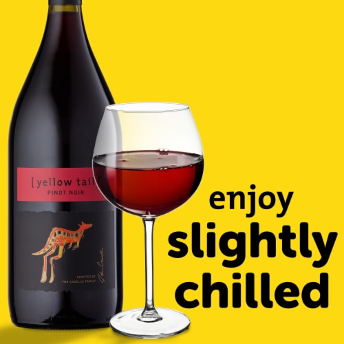Yellow Tail Pinot Noir Australia Red Wine Perspective: top