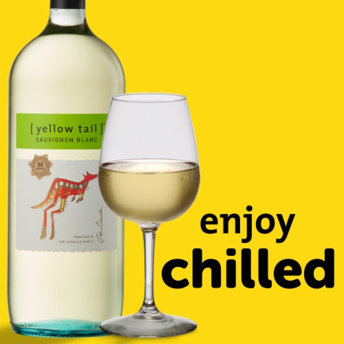 Yellow Tail Sauvignon Blanc Australia White Wine Perspective: top