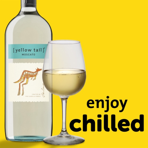 Yellow Tail Moscato Australia White Wine Perspective: top