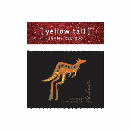 Yellow Tail Jammy Red Roo Australia Perspective: top
