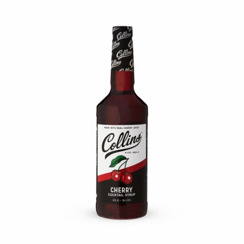 Collin's® Cherry Cocktail Syrup Perspective: top