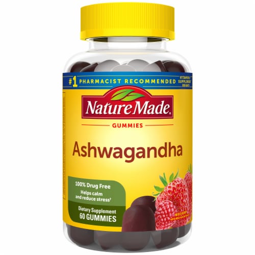 Nature Made® Mixed Berry KSM 66 Ashwagandha Vitamin Gummies Perspective: top
