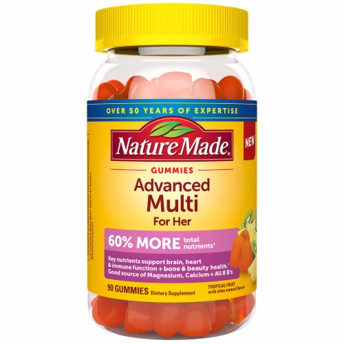 Nature Made® Advanced Multi Vitamin For Her Gummies Perspective: top