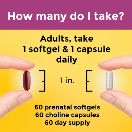 Nature Made® Prenatal Multi + Choline Regimen Perspective: top