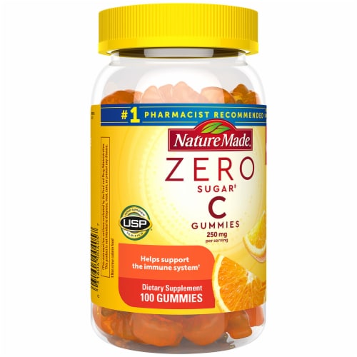 Nature Made® Zero Sugar Vitamin C Gummies- 250mg Perspective: top