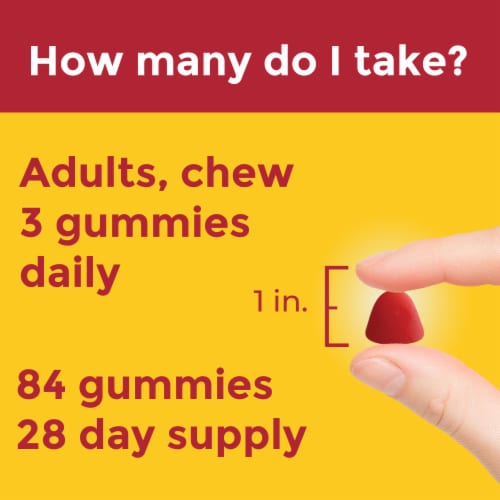 Nature Made Advanced Multivitamin Gummies 50+ for Her Raspberry Flavored Perspective: top