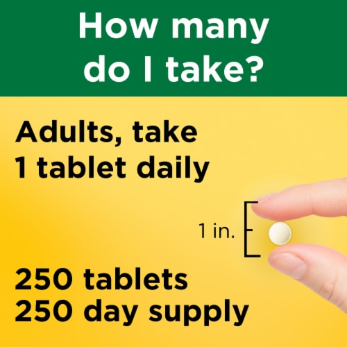 Nature Made® Folic Acid 400mcg Tablets Perspective: top