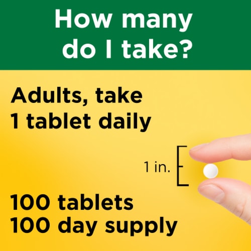 Nature Made® Zinc Tablets 30mg Perspective: top