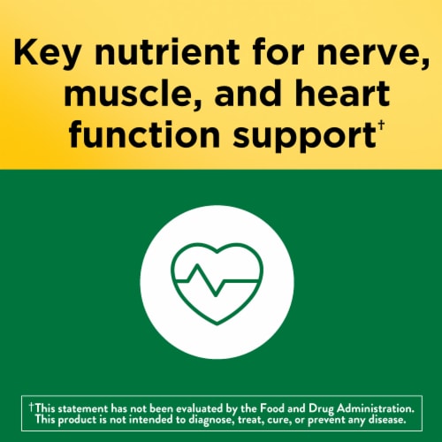 Nature Made® Potassium Gluconate Tablets 550mg Perspective: top