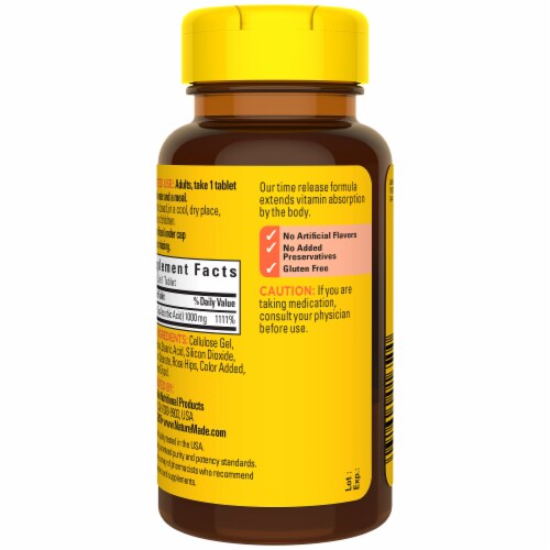 Nature Made® Vitamin C Tablets 1000mg Perspective: top