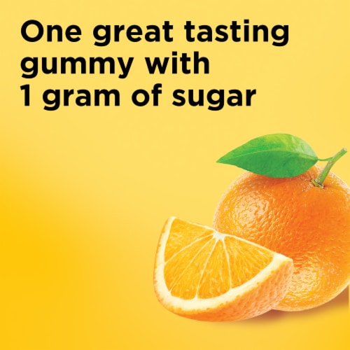 Nature Made® Kids First® Tangerine Vitamin C Gummies 125mg Perspective: top