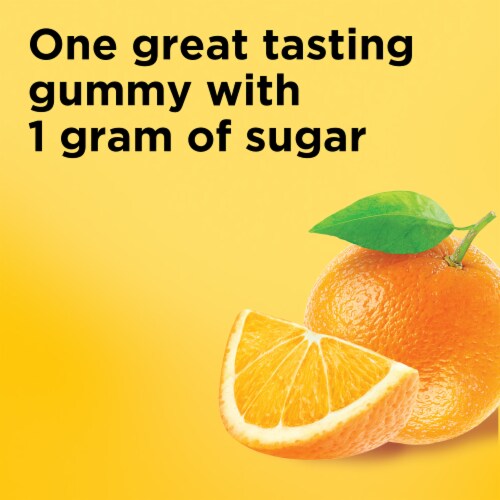 Nature Made® Kids First® Tangerine Vitamin C Gummies 125mg Perspective: top
