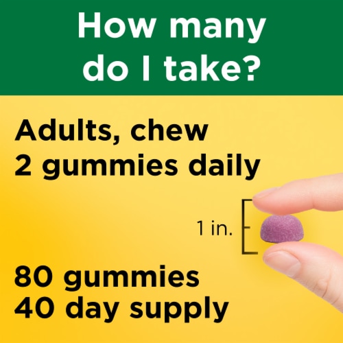 Nature Made® Cherry Orange & Strawberry Calcium Adult Gummies 500mg Perspective: top