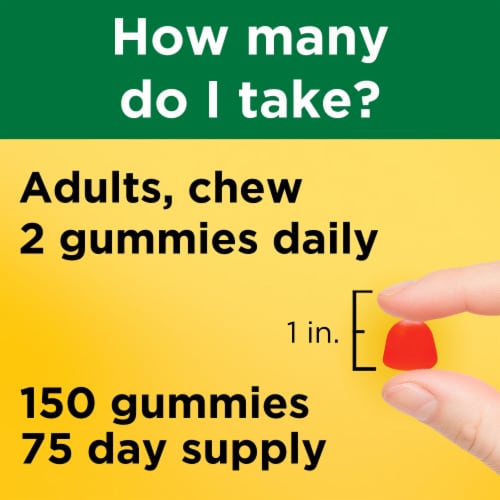 Nature Made® 125mcg Vitamin D Gummies Perspective: top
