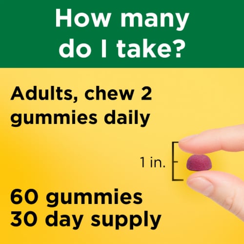 Nature Made® Mixed Berry High Absorbtion Magnesium Citrate Gummies 200mg Perspective: top