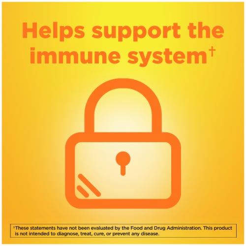 Nature Made® Immune Max Orange Flavored Fizzy Drink Mix Packets Perspective: top