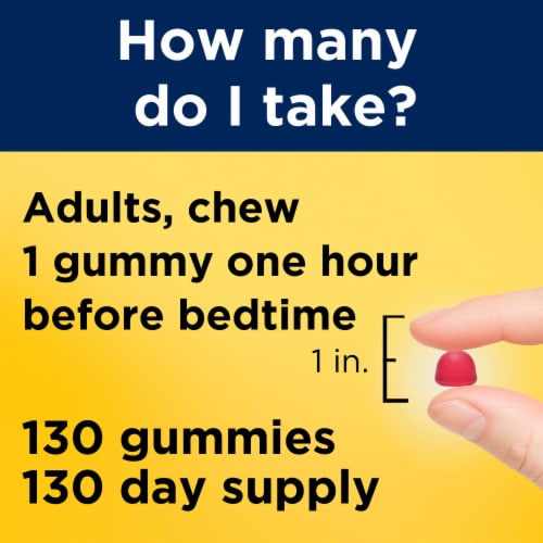Nature Made® Strawberry Melatonin Dietary Supplement Gummies 2.5mg Perspective: top