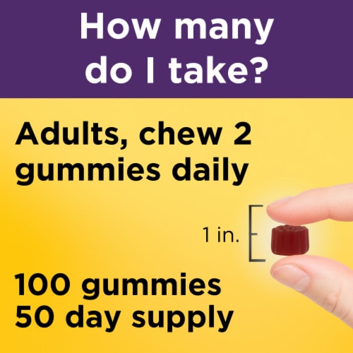 Nature Made® Vitamin C & Zinc Elderberry Gummies Perspective: top