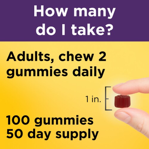 Nature Made® Vitamin C & Zinc Elderberry Gummies Perspective: top