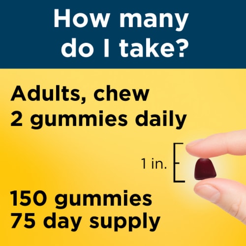 Nature Made® Multi For Him Dietary Support Gummies Perspective: top