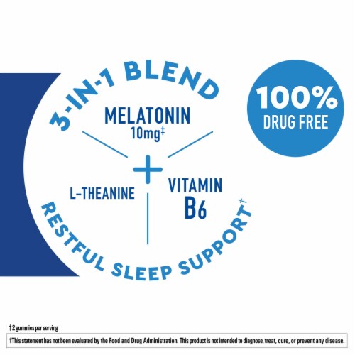 Nature Made® WellBlends™ Fall Asleep Faster Gummies Perspective: top